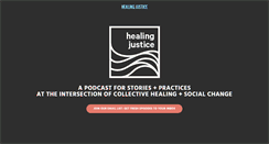 Desktop Screenshot of healingjustice.org