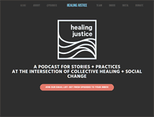 Tablet Screenshot of healingjustice.org